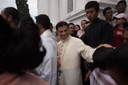 Rolando Álvarez en su ciudad natal, Matagalpa (Nicaragua), en una fotografía de 2021.