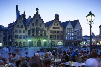 Edifici medieval de Römer a Frankfurt (Alemanya).