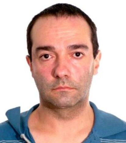 Faustino Marcos, presunto miembro de ETA detenido hoy en Girona cuando viajaba en un tren.