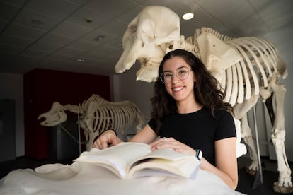 Leticia Berná, el viernes en el Centro de Investigación Multidisciplinar de la Universidad de Murcia.