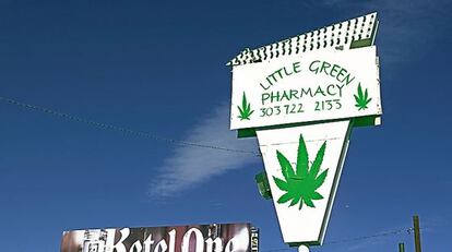 Uno de los dispensarios de cannabis en Denver (Colorado).