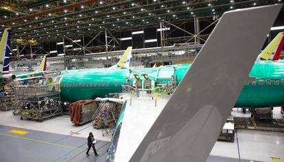 Centro de ensamblaje de la compañía Boeing en Renton, Washington