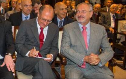 Alckmin e Nalini, em dezembro.