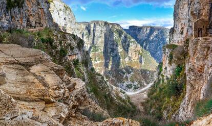 Panorámica del impresionante desfiladero de Vikos.