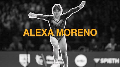 La mexicana Alexa Moreno durante su participación en la Copa del Mundo de Gimnasia, en Bélgica.