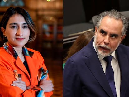 Laura Sarabia y Armando Benedetti.