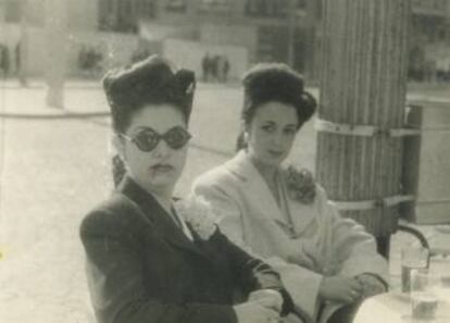 Peinados a la moda de los años 40.