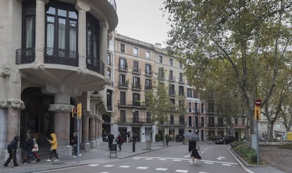 El hotel Casa Fuster, donde fue citada la víctima de los Casuals.