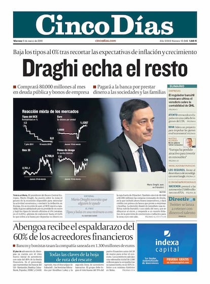 2016. Plan Draghi.