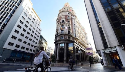 Sede de Caixabank en Valencia.