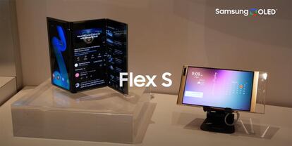 Prototipo del teléfono Samsung Galaxy Flex