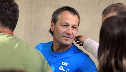 Josetxo Ibazeta, a su llegada a la Audiencia Nacional.