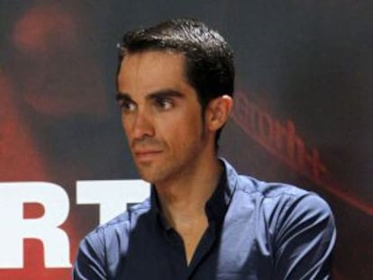 Alberto Contador, en Madrid.