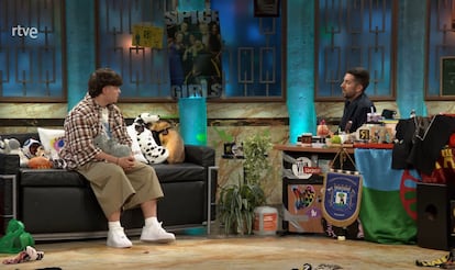 Saiko y David Broncano en 'La revuelta'.