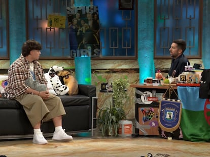 Saiko y David Broncano en 'La revuelta'.