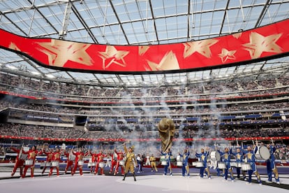 Ceremonia de apertura del Estadio de Los Ángeles como sede mundialista.Sarah Stier - FIFA (FIFA via Getty Images)