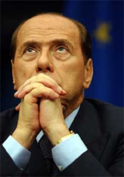 Silvio Berlusconi, en una conferencia de prensa en diciembre de 2003.