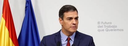 El presidente del Gobierno, Pedro Sánchez