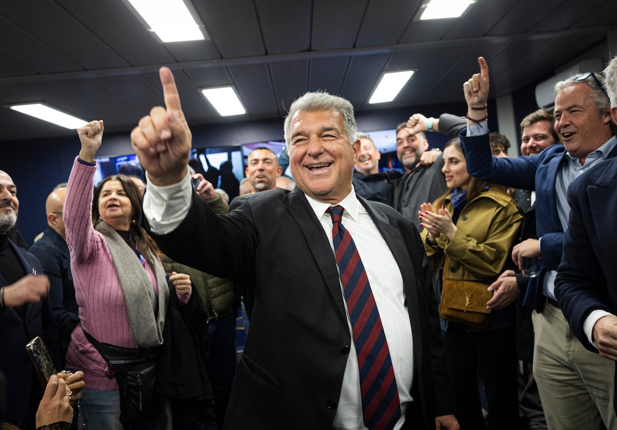 Laporta Re-elected as FC Barcelona President: Secures Second Term Victory