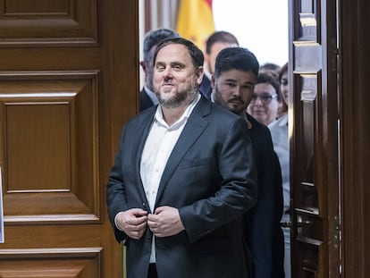 Junqueras, Rull, Turull, Sànchez i Romeva recullen l’acta