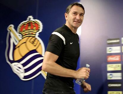 Montanier, al terminar la rueda de prensa.