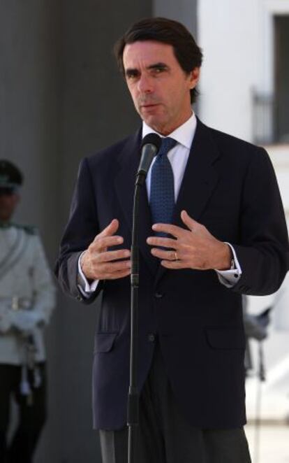 El expresidente del Gobierno, Jos&eacute; Mar&iacute;a Aznar, en una imagen de archivo.