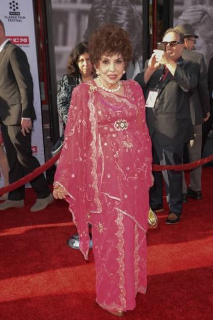 La actriz Gina Lollobrigida.