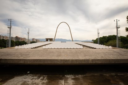 Teatro al aire libre del recinto ferial de Trípoli.