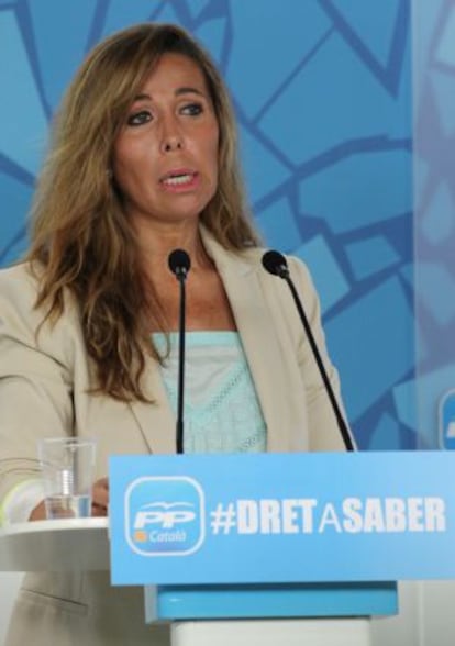 Alicia Sánchez-Camacho, presidenta del Partido Popular en Cataluña.