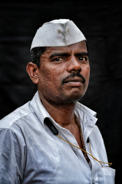 Cahadu Pangare, 42, is from Inglore Mawal (Pune) and has been working as a 'dabbawala' for 23 years.