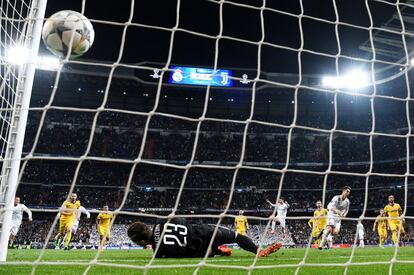 Detalle del gol de Cristiano Ronaldo.