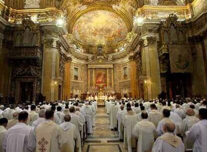 Jesuitas de todo el mundo reunidos en Roma durante la Congregación General que se celebra estos días.