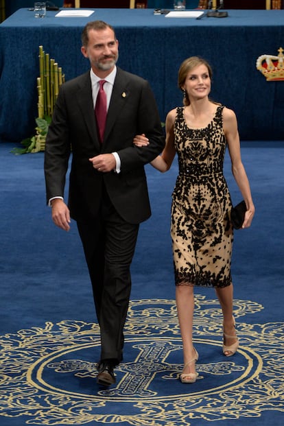 Letizia, en los Premios Princesa de Asturias 2016.