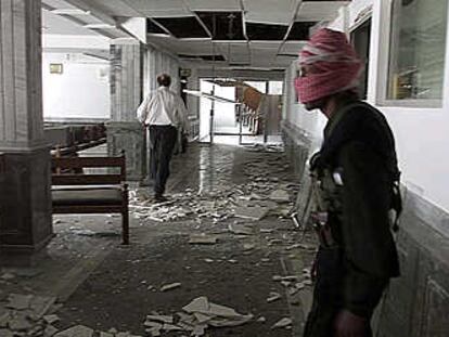 Tres misiles han alcanzado un hospital en Bagdad.