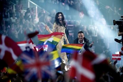 Conchita Wurst, ganadora de la última edición de Eurovisión.