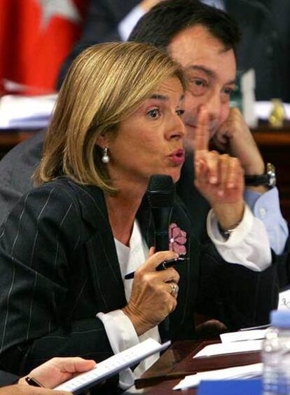 Ana Botella, durante su intervención ayer en el pleno.