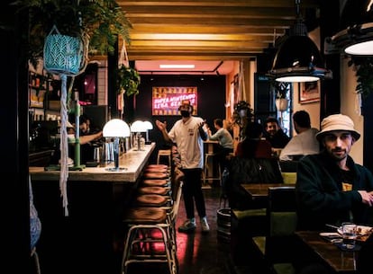 El interior de la terraza también es bien bonito