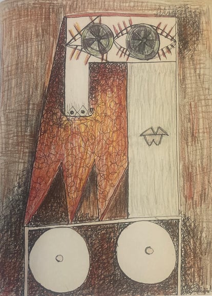 'Mujer', dibujo a lápiz de Dora Maar.