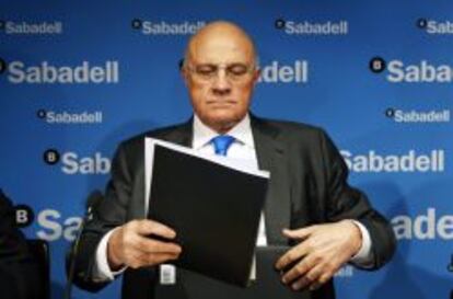 Josep Oli&uacute;, presidente de Banco Sabadell. 