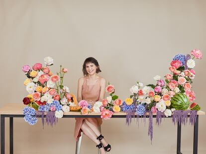 Sylvia Bustamante, creadora de la Madrid Flower School.