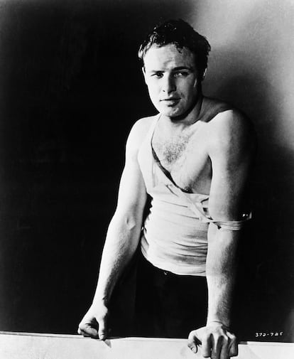 Marlon Brando en 'Un tranvía llamado deseo'.