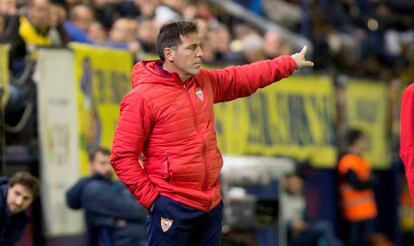 Berizzo, en su &uacute;ltimo partido dirigiendo al Sevilla.