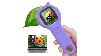 ofertas del día en un microscopio digital de 200 aumentos para uso infantil.