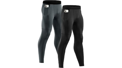 Dos mallas deportivas para hombre.