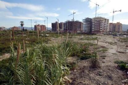 Pedana murciana de Santiago el Mayor, uno de los lugares en los que se construye un proyecto urbanstico.