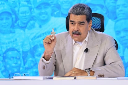 Nicolás Maduro, el 11 de agosto, en Caracas.
