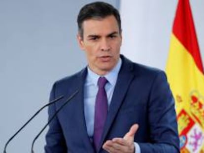 El presidente del Gobierno, Pedro Sanchez.