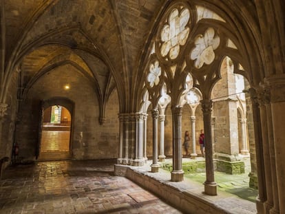 Claustro del monasterio de Veruela, donde Bécquer escribió sus 'Cartas desde mi celda'.