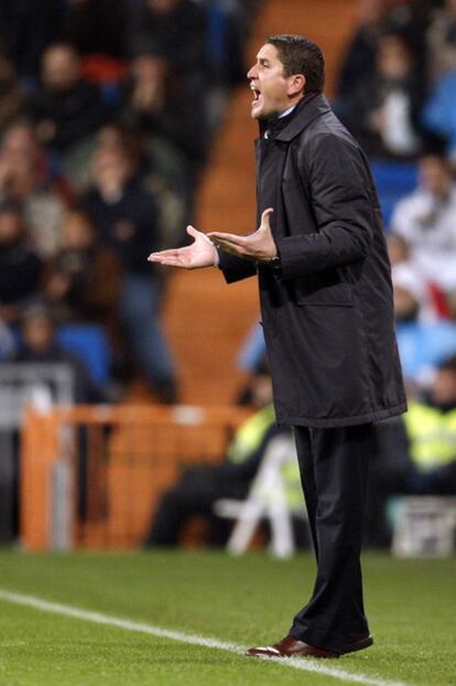 Juan Carlos Garrido, en el partido contra el Madrid
