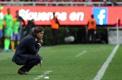 El entrenador Matías Almeyda.